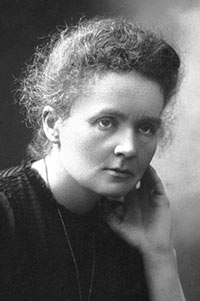 Marie Curie, Choices Women in History for December